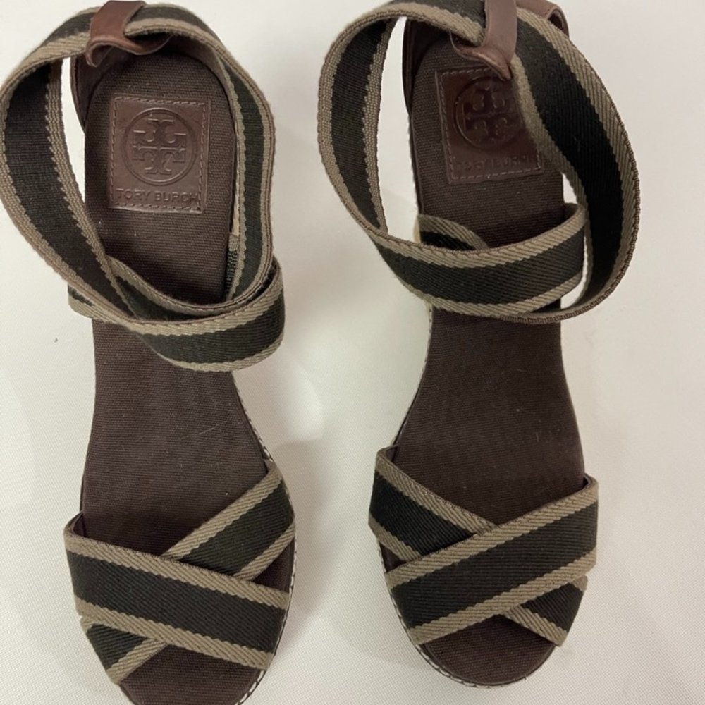 Tory Burch Canvas Espadrilles Size 11 - image 2